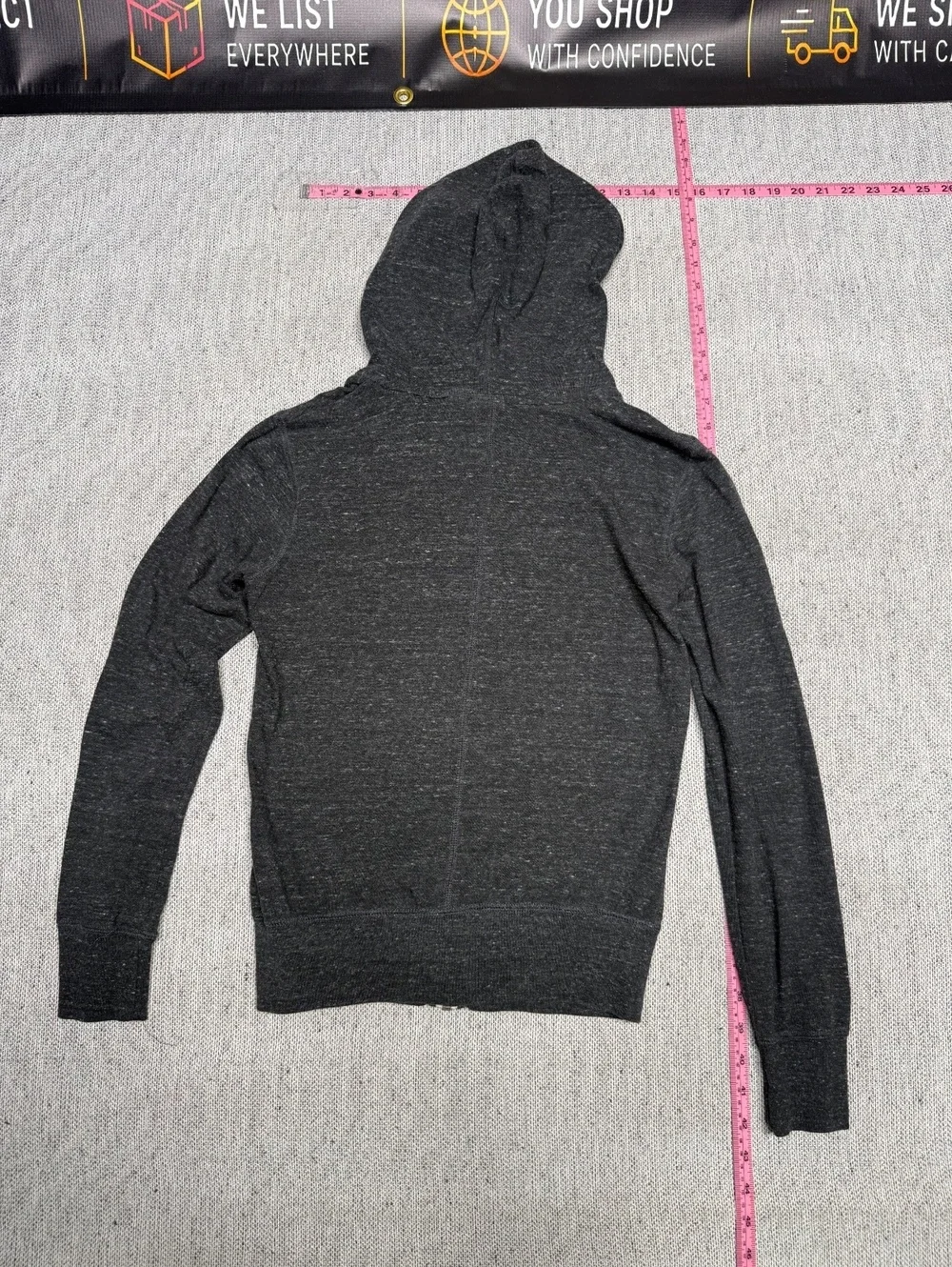 Nike Gym Vintage Full Zip Hoodie Women's S Heather Gray - Picture 9 of 13